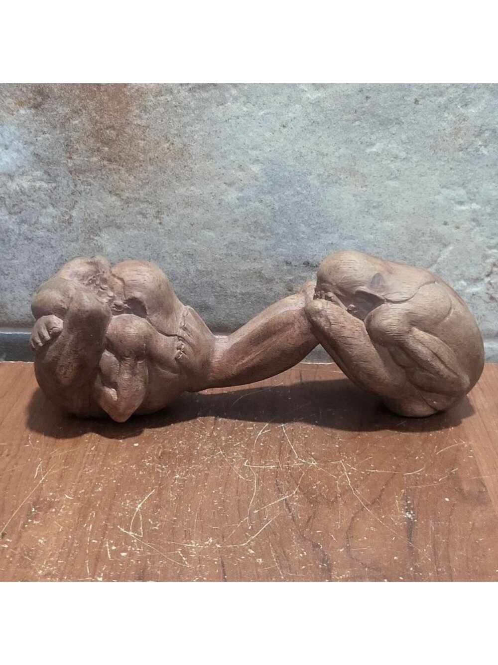 Indonesian Orang Malu Weeping Buddha Weeping Yogi Shy Man Dual Nature Variant
